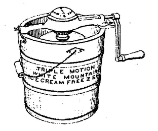 TRIPLE MOTION WHITE MOUNTAIN ICE CREAM FREEZER