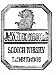 J&W.NICHOLSON&CO. SCOTCH WHISKY LONDON