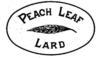 PEACH LEAF LARD