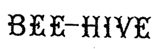 BEE HIVE trademark