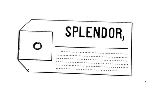 SPLENDOR trademark