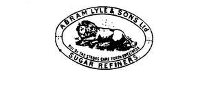 OUT OF THE STRONG CAME FORTH SWEETNESS ABRAM LYLE & SONS LTD., SUGAR REFINERS.