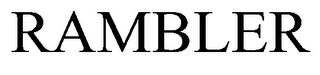 RAMBLER trademark