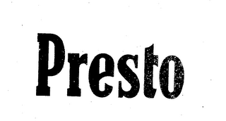 PRESTO trademark