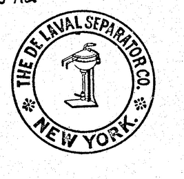 THE DELAVAL SEPARATOR CO. NEW YORK.