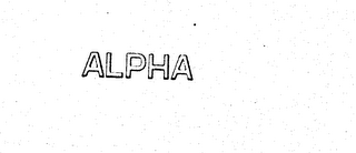 ALPHA trademark