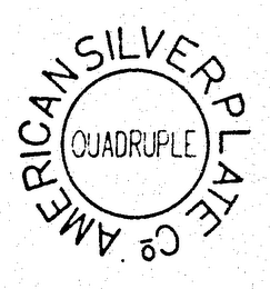 AMERICAN SILVER PLATE CO QUADRUPLE