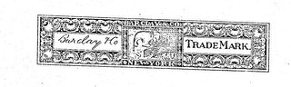 BARCLAY & CO. NEW YORK TRADE MARK. trademark