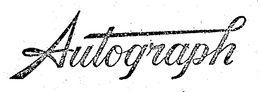 AUTOGRAPH trademark