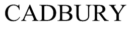 CADBURY trademark