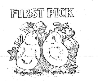 FIRST PICK trademark