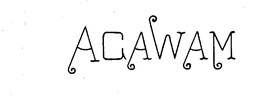 AGAWAM trademark