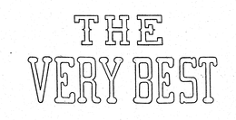 THE VERY BEST trademark