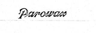 PAROWAX trademark