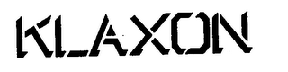KLAXON trademark