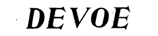 DEVOE trademark