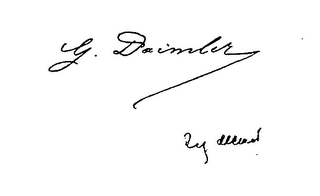 G. DAIMLER trademark