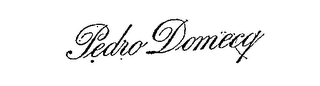 PEDRO DOMECQ