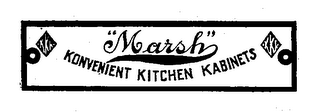 "MARSH" KONVENIENT KITCHEN KABINETS