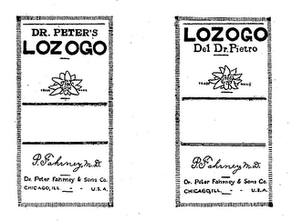 DR. PETER'S LOZOGO