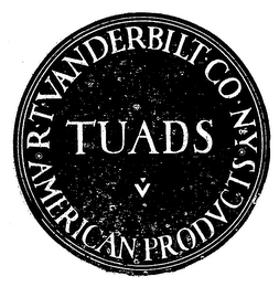 TUADS R.T. VANDERBILT CO N.Y. AMERICAN PRODUCTS