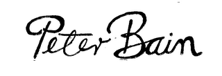 PETER BAIN trademark