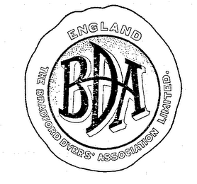 BDA THE BRADFORD DYER'S ASSOCIATION LIMITED ENGLAND