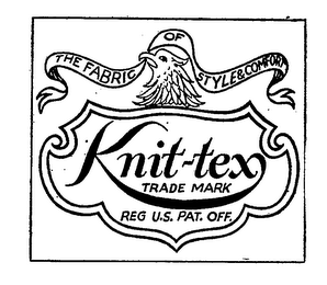 KNIT-TEX THE FABRIC OF COMFORT AND STYLE