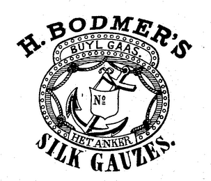 H. BODMER'S BUYL GAAS HET ANKER NO SILK GAUZES