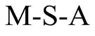 M-S-A trademark
