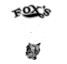 FOX'S trademark