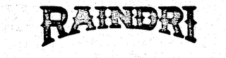 RAINDRI trademark
