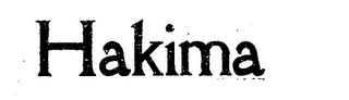HAKIMA trademark