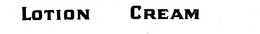 LOTION CREAM trademark