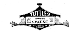TUTTLE'S SWISS CHEESE BUY THE KIND BY THE COLOR