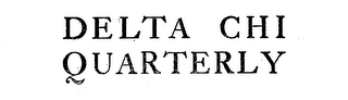 DELTA CHI QUARTERLY trademark