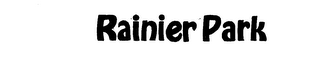 RAINIER PARK trademark