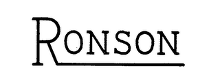 RONSON trademark
