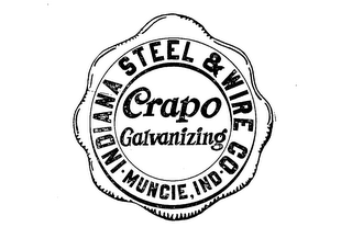 CRAPO GALVANIZING-INDIANA STEEL & WIRE CO. MUNCIE, IND