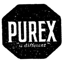 PUREX "IS DIFFERENT" trademark