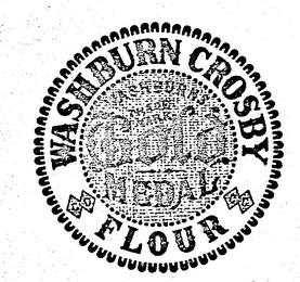 GOLD MEDAL WASHBURN CROSBY WASHBURN'S TRADE MARK FLOUR CC CC MEDAL