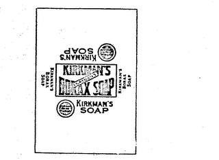 KIRKMAN'S BORAX SOAP KIRKMAN'S SOAP KIRKMAN SOAP PRODUCTS