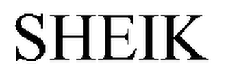 SHEIK trademark