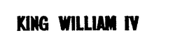 KING WILLIAM IV trademark