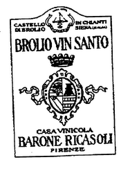 BROLIO VIN SANTO CASA VINICOLA BARONE RICASOLI FIRENZE CASTELLO DI BROLIO IN CHIANTI SIENA (ITALIA)