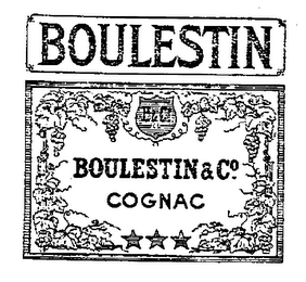 BOULESTIN & CO. COGNAC B & CO.