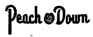 PEACH DOWN trademark
