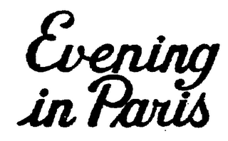 EVENING IN PARIS