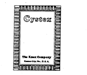 CYSTEX THE KNOX COMPANY KANSAS CITY, MO., U.S.A.