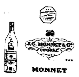 J. G. MONNET & CO. COGNAC MONNET